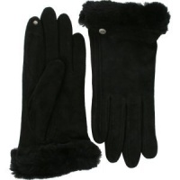 UGG Australia Women's Classic Suede Smart Glove Gloves,Black,S US UGG Australia Women's Classic Suede Smart Glove Gloves,Black,S US