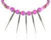 Vanessa Mooney Mars Pink Statement Necklace