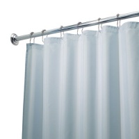 InterDesign 72-Inch-by-72-Inch Fabric Waterproof Shower Curtain Liner, Seafoam Green InterDesign 72-Inch-by-72-Inch Fabric Waterproof Shower Curtain Liner, Seafoam Green