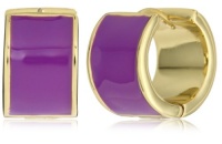 Kate Spade New York Bar None Huggies Purple Earrings Kate Spade New York Bar None Huggies Purple Earrings