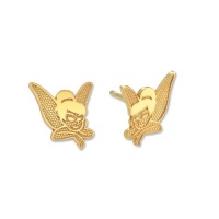 Disney Tinkerbelle Gold Over Sterling Silver Stud Earrings Disney Tinkerbelle Gold Over Sterling Silver Stud Earrings