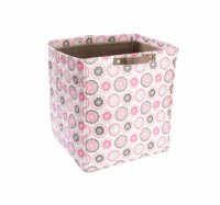 Dwellstudio Storage Bin, Zinnia Rose, Large