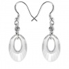 Ashley Arthur Crystal Vue.925 Silver 20mm White Helios Pendant Crystal Earrings Made with Swarovski