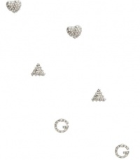 G by GUESS Silver-Tone Stud Earring Set, SILVER G by GUESS Silver-Tone Stud Earring Set, SILVER