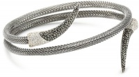 Judith Jack Mesh Allure Sterling Silver and Stainless Steel Coil Bracelet Judith Jack Mesh Allure Sterling Silver and Stainless Steel Coil Bracelet