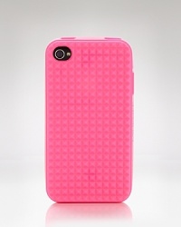 We love Rebecca Minkoff's bold, trend-right accessories, and this neon iPhone is a perfect example of the look. Use it to upgrade your style status. We love Rebecca Minkoff's bold, trend-right accessories, and this neon iPhone is a perfect example of the look. Use it to upgrade your style status.