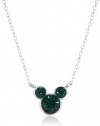 Disney Mickey Crystal Birthstone Pendant Necklaces