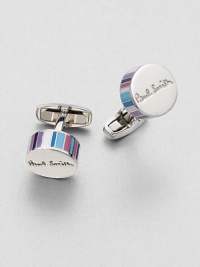 An enamel style with a subtle pop of color that adds interest to your dress shirt. EnamelBrass½ X ½Imported An enamel style with a subtle pop of color that adds interest to your dress shirt. EnamelBrass½ X ½Imported