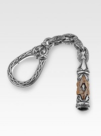 Rich, finely crafted design in engraved sterling silver is accented with a brass Star of David. Tablet, 1½ long Made in USA Rich, finely crafted design in engraved sterling silver is accented with a brass Star of David. Tablet, 1½ long Made in USA