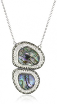 Judith Jack MAUI ABALONE Sterling Silver, Marcasite and Abalone Drop Pendant Necklace Judith Jack MAUI ABALONE Sterling Silver, Marcasite and Abalone Drop Pendant Necklace