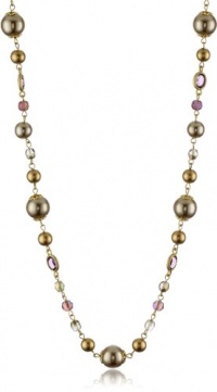 Carolee Plum Pudding Purple Color Pearl Bead Strand Necklace Carolee Plum Pudding Purple Color Pearl Bead Strand Necklace