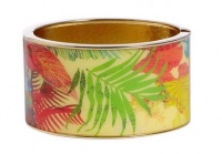 Macy's Haskell Bracelet, Multicolor Floral and Palm Wide Bangle Macy's Haskell Bracelet, Multicolor Floral and Palm Wide Bangle