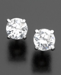 Complete every outfit with a subtle sparkle. Cubic zirconia stud earrings by Lauren Ralph Lauren. Complete every outfit with a subtle sparkle. Cubic zirconia stud earrings by Lauren Ralph Lauren.