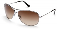 Ray-Ban RB3293 Bubble Wrap Aviator Sunglasses,Silver Frame/Brown Gradient Lens,63 mm Ray-Ban RB3293 Bubble Wrap Aviator Sunglasses,Silver Frame/Brown Gradient Lens,63 mm