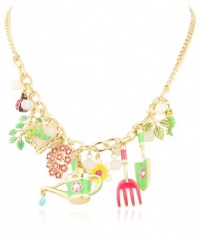 Betsey Johnson Garden Multi-Charm Necklace Betsey Johnson Garden Multi-Charm Necklace