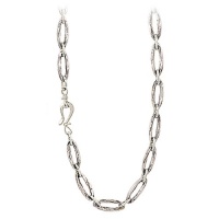 Studio 925 Earle Hammered Link Sterling Silver Necklace (Length 22 inches) Studio 925 Earle Hammered Link Sterling Silver Necklace (Length 22 inches)