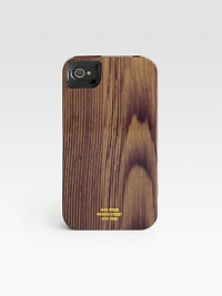 A natural-inspired wood grain design accents a plastic hard shell cover set to protect your Apple iPhone in style.Plastic7W x 5HImported