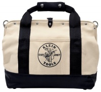 Klein 5003-18 18-Inch Pocket Canvas Tool Bag with Leather Bottom Klein 5003-18 18-Inch Pocket Canvas Tool Bag with Leather Bottom