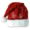 Sequin-Sheen Santa Hat Party Accessory (1 count) (1/Pkg)