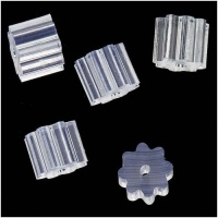 Clear Ribbed Rubber Earring Safety Back Stoppers (144) 38168 Clear Ribbed Rubber Earring Safety Back Stoppers (144) 38168