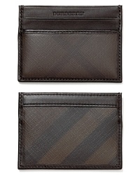 Add a touch of classic Burberry style with this handsome ID card holder patterned with the iconic signature check. Add a touch of classic Burberry style with this handsome ID card holder patterned with the iconic signature check.