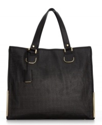A posh perforated design that exudes class, elegance and style. This gorgeous design from Ivanka Trump provides a chic way to store your daily essentials. A posh perforated design that exudes class, elegance and style. This gorgeous design from Ivanka Trump provides a chic way to store your daily essentials.