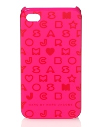 Printed with the label's stardust logo, MARC BY MARC JACOBS' plastic iPhone case sends a style-setting text message. Printed with the label's stardust logo, MARC BY MARC JACOBS' plastic iPhone case sends a style-setting text message.