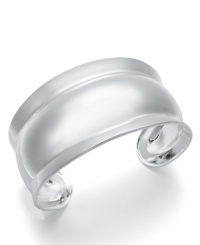 The perfect accent piece. Giani Bernini's sterling silver cuff bracelet features a polished dome-shaped design. Approximate width: 2 inches. The perfect accent piece. Giani Bernini's sterling silver cuff bracelet features a polished dome-shaped design. Approximate width: 2 inches.