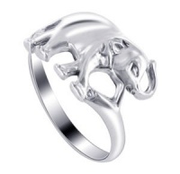 Sterling Silver 3mm Wide Elephant Band Ring Size 5, 6, 7, 8, 9 Sterling Silver 3mm Wide Elephant Band Ring Size 5, 6, 7, 8, 9