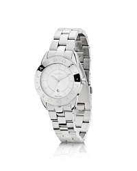 Sleek and chic in stainless steel, PANDORA's stainless steel 'Imagine' watch features the collection's signature black diamond crown. Sleek and chic in stainless steel, PANDORA's stainless steel 'Imagine' watch features the collection's signature black diamond crown.