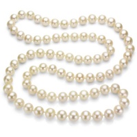 11-12mm White Round Cultured Freshwater Pearl Endless Necklace 36. 11-12mm White Round Cultured Freshwater Pearl Endless Necklace 36.