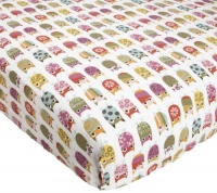 Zutano Owls Fitted Crib Sheet Zutano Owls Fitted Crib Sheet