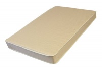 L A Baby Organic Compact Porta Crib Pad with Jacquard Cover, Gold L A Baby Organic Compact Porta Crib Pad with Jacquard Cover, Gold