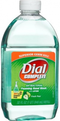 Dial Complete Antibacterial Foaming Hand Wash Refill, Fresh Pear, 32-Ounce Bottles (Pack of 3) Dial Complete Antibacterial Foaming Hand Wash Refill, Fresh Pear, 32-Ounce Bottles (Pack of 3)