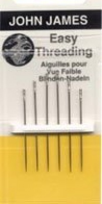 John James Easy Threading Hand Needles-Size 4/8 6/Pkg