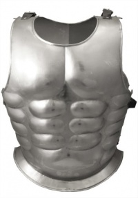 RedSkyTrader - Roman Cuirass - Chest Plate - Steel Breastplate Armor - One Size fits Most - Metallic RedSkyTrader - Roman Cuirass - Chest Plate - Steel Breastplate Armor - One Size fits Most - Metallic