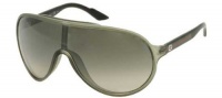 Gucci Men's 1004/S Shield Sunglasses,Palm Green Frame/Green Grey Ss Lens,One Size Gucci Men's 1004/S Shield Sunglasses,Palm Green Frame/Green Grey Ss Lens,One Size