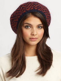 Impeccably crafted beret knitted in a luxurious blend of wool and silk with fox-fur pom detail.Wool/Mohair/Angora/Silk/Nylon/Other FibersOne size fits mostSpecialist dry cleanMade in USA Impeccably crafted beret knitted in a luxurious blend of wool and silk with fox-fur pom detail.Wool/Mohair/Angora/Silk/Nylon/Other FibersOne size fits mostSpecialist dry cleanMade in USA