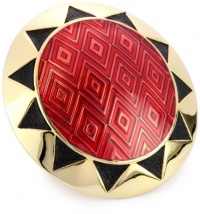 House of Harlow 1960 Gold-Plated Red Sun Cocktail Ring House of Harlow 1960 Gold-Plated Red Sun Cocktail Ring