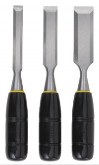 Stanley 16-150 150 Series Short Blade 3-Piece Wood Chisel Set Stanley 16-150 150 Series Short Blade 3-Piece Wood Chisel Set