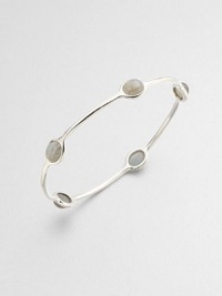 From the Scultura Collection. Five labradorite cabochon stations set in a sleek sterling silver bangle. LabradoriteSterling silverDiameter, about 2.5Slip-on styleImported From the Scultura Collection. Five labradorite cabochon stations set in a sleek sterling silver bangle. LabradoriteSterling silverDiameter, about 2.5Slip-on styleImported