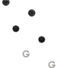 G by GUESS Colored Stone Button Earring Set, SILVER G by GUESS Colored Stone Button Earring Set, SILVER