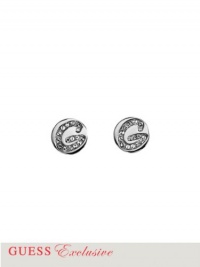 GUESS Silver-Tone Round Post Earrings, SILVER GUESS Silver-Tone Round Post Earrings, SILVER