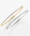 Pavé-set diamond accents set in 14k gold radiate classic elegance. Available in yellow or white gold.