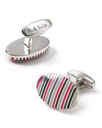 Paul Smith Evens Stripe Cufflinks