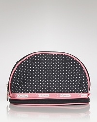 Get pretty organized with this shapely LeSportsac cosmetics case, styled in a fresh for the season print. Get pretty organized with this shapely LeSportsac cosmetics case, styled in a fresh for the season print.