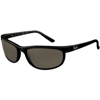 Ray-Ban RB2027 Predator 2 Icons Polarized Racewear Sunglasses/Eyewear - Glossy Black/Grey GSM / Size 62mm Ray-Ban RB2027 Predator 2 Icons Polarized Racewear Sunglasses/Eyewear - Glossy Black/Grey GSM / Size 62mm
