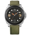 Rugged versatility makes this sport watch from Hugo Boss a wise choice for the adventurous man.