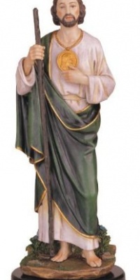 12-Inch Saint Jude Holy Figurine Religious Decoration Statue