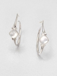From the Superstud Collection. Layers of clear quartz crystal and lustrous mother-of-pearl create a subtly dimensional look in this graceful hoop design of sterling silver with spiked stud details.Clear quartz crystalMother-of-pearlRhodium-plated sterling silverDiameter, about 114k yellow gold post backImported From the Superstud Collection. Layers of clear quartz crystal and lustrous mother-of-pearl create a subtly dimensional look in this graceful hoop design of sterling silver with spiked stud details.Clear quartz crystalMother-of-pearlRhodium-plated sterling silverDiameter, about 114k yellow gold post backImported